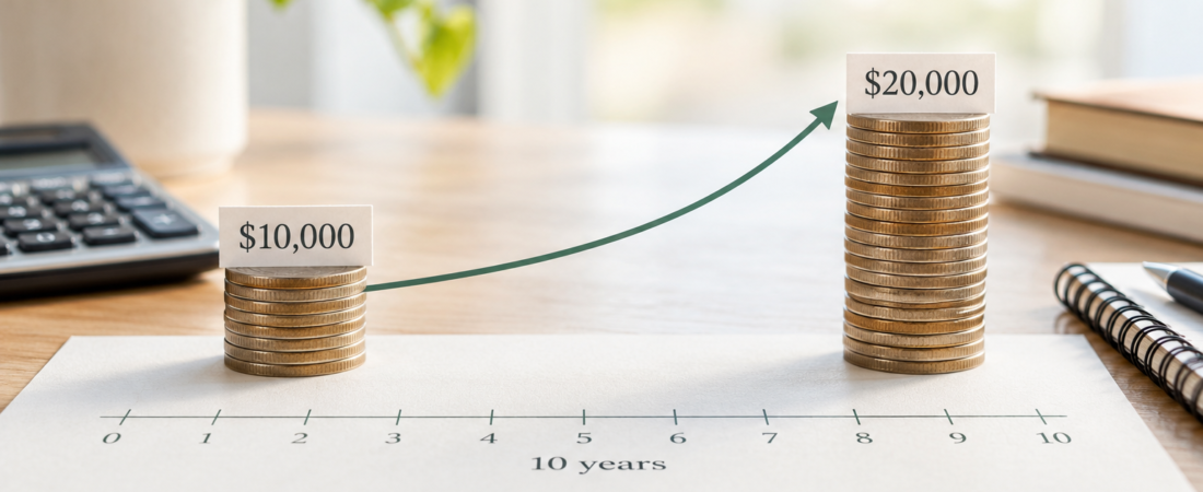 What Annual Return Doubles $10,000 in 10 Years?